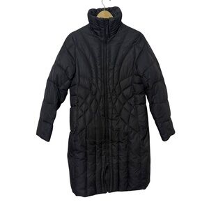 L.L. Bean Women’s XS Black Goose Down Puffer Parka Coat Outdoor Winter Travel